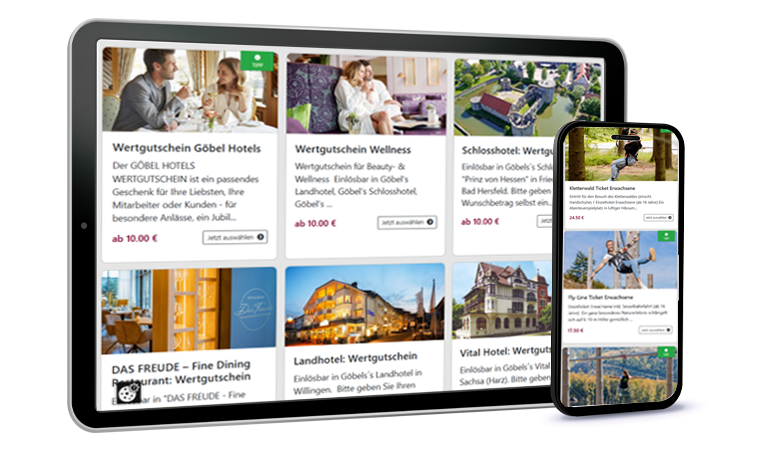 Gutscheinshops Start 