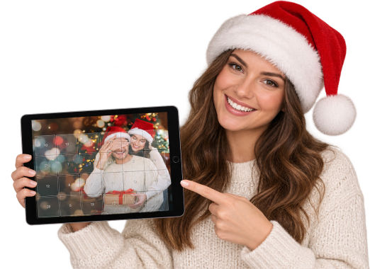 Weihnachtsfreude mit Adventskalender Kopie